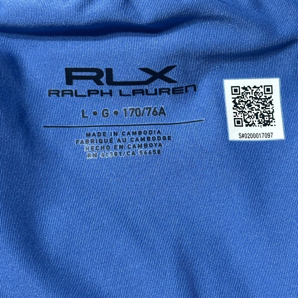 Ralph Lauren RLX Golf Skort NWT $148 Large Golf Concept Blue Multi - Picture 9 of 12